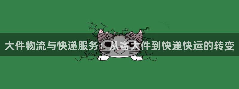 多多28注册限制怎么解除：大件物流与快递服务：从寄大件到快递