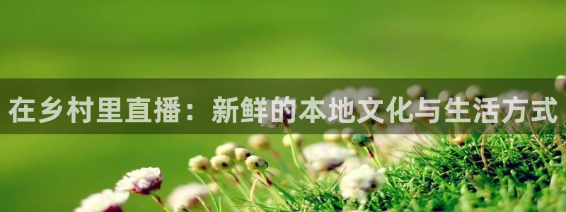 下载熊猫直播app：在乡村里直播：新鲜的本地文化与生活方式